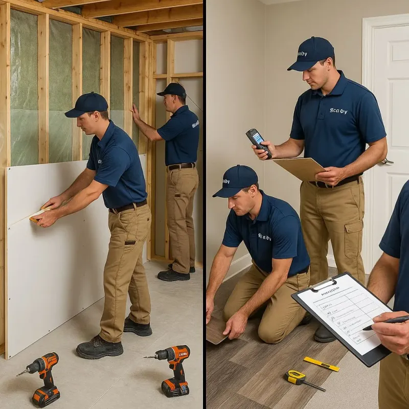 Repairs and Reconstruction process in Elim, PA